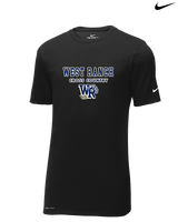 West Ranch HS Cross Country Block - Mens Nike Cotton Poly Tee