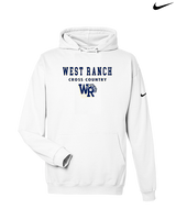 West Ranch HS Cross Country Block - Nike Club Fleece Hoodie