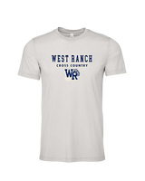 West Ranch HS Cross Country Block - Tri-Blend Shirt