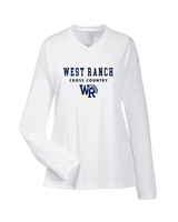 West Ranch HS Cross Country Block - Womens Performance Longsleeve