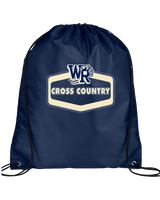 West Ranch HS Cross Country Board - Drawstring Bag