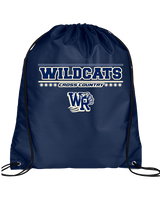 West Ranch HS Cross Country Border - Drawstring Bag