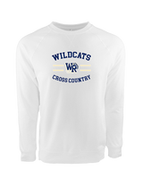 West Ranch HS Cross Country Curve - Crewneck Sweatshirt