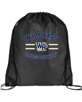 West Ranch HS Cross Country Curve - Drawstring Bag