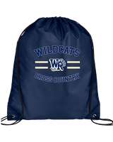West Ranch HS Cross Country Curve - Drawstring Bag