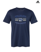 West Ranch HS Cross Country Curve - Mens Adidas Performance Shirt
