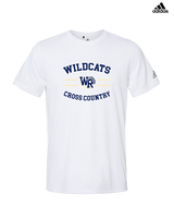 West Ranch HS Cross Country Curve - Mens Adidas Performance Shirt