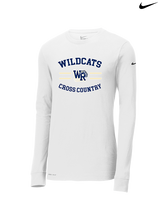 West Ranch HS Cross Country Curve - Mens Nike Longsleeve