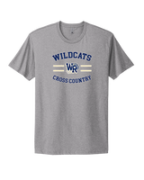 West Ranch HS Cross Country Curve - Mens Select Cotton T-Shirt