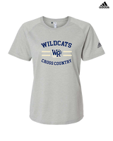 West Ranch HS Cross Country Curve - Womens Adidas Performance Shirt