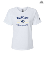 West Ranch HS Cross Country Curve - Womens Adidas Performance Shirt