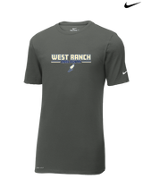 West Ranch HS Cross Country Keen - Mens Nike Cotton Poly Tee