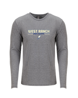 West Ranch HS Cross Country Keen - Tri-Blend Long Sleeve