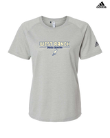 West Ranch HS Cross Country Keen - Womens Adidas Performance Shirt