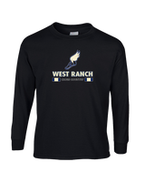 West Ranch HS Cross Country Stacked - Cotton Longsleeve