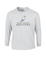 West Ranch HS Cross Country Stacked - Cotton Longsleeve