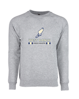 West Ranch HS Cross Country Stacked - Crewneck Sweatshirt