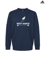 West Ranch HS Cross Country Stacked - Mens Adidas Crewneck