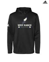 West Ranch HS Cross Country Stacked - Mens Adidas Hoodie