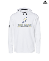 West Ranch HS Cross Country Stacked - Mens Adidas Hoodie