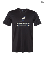 West Ranch HS Cross Country Stacked - Mens Adidas Performance Shirt