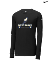 West Ranch HS Cross Country Stacked - Mens Nike Longsleeve