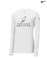 West Ranch HS Cross Country Stacked - Mens Nike Longsleeve