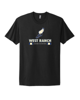 West Ranch HS Cross Country Stacked - Mens Select Cotton T-Shirt