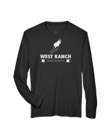 West Ranch HS Cross Country Stacked - Performance Longsleeve