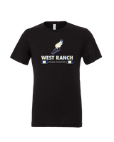 West Ranch HS Cross Country Stacked - Tri-Blend Shirt