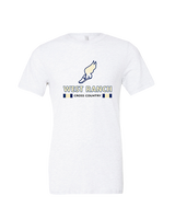 West Ranch HS Cross Country Stacked - Tri-Blend Shirt