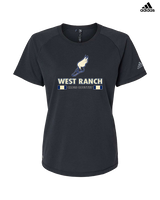 West Ranch HS Cross Country Stacked - Womens Adidas Performance Shirt