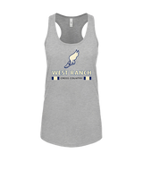 West Ranch HS Cross Country Stacked - Womens Tank Top