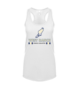 West Ranch HS Cross Country Stacked - Womens Tank Top