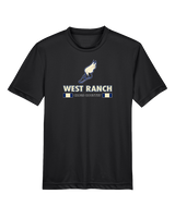 West Ranch HS Cross Country Stacked - Youth Performance Shirt
