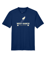 West Ranch HS Cross Country Stacked - Youth Performance Shirt