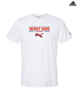 West Side Leadership Academy Football Border - Mens Adidas Performance Shirt