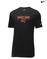 West Side Leadership Academy Football Border - Mens Nike Cotton Poly Tee