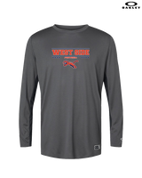 West Side Leadership Academy Football Border - Mens Oakley Longsleeve