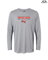 West Side Leadership Academy Football Border - Mens Oakley Longsleeve
