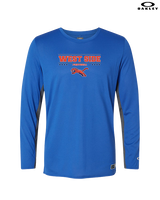 West Side Leadership Academy Football Border - Mens Oakley Longsleeve