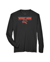 West Side Leadership Academy Football Border - Performance Longsleeve