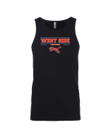 West Side Leadership Academy Football Border - Tank Top