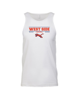 West Side Leadership Academy Football Border - Tank Top