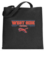West Side Leadership Academy Football Border - Tote