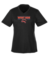 West Side Leadership Academy Football Border - Womens Performance Shirt