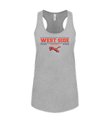 West Side Leadership Academy Football Border - Womens Tank Top