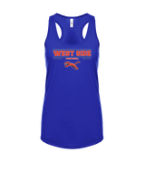 West Side Leadership Academy Football Border - Womens Tank Top
