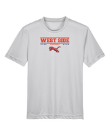 West Side Leadership Academy Football Border - Youth Performance Shirt