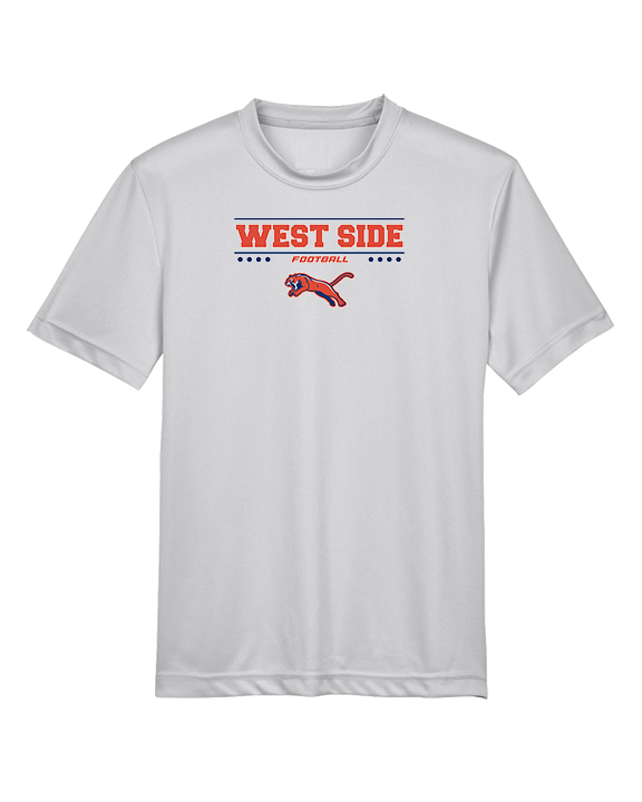 West Side Leadership Academy Football Border - Youth Performance Shirt